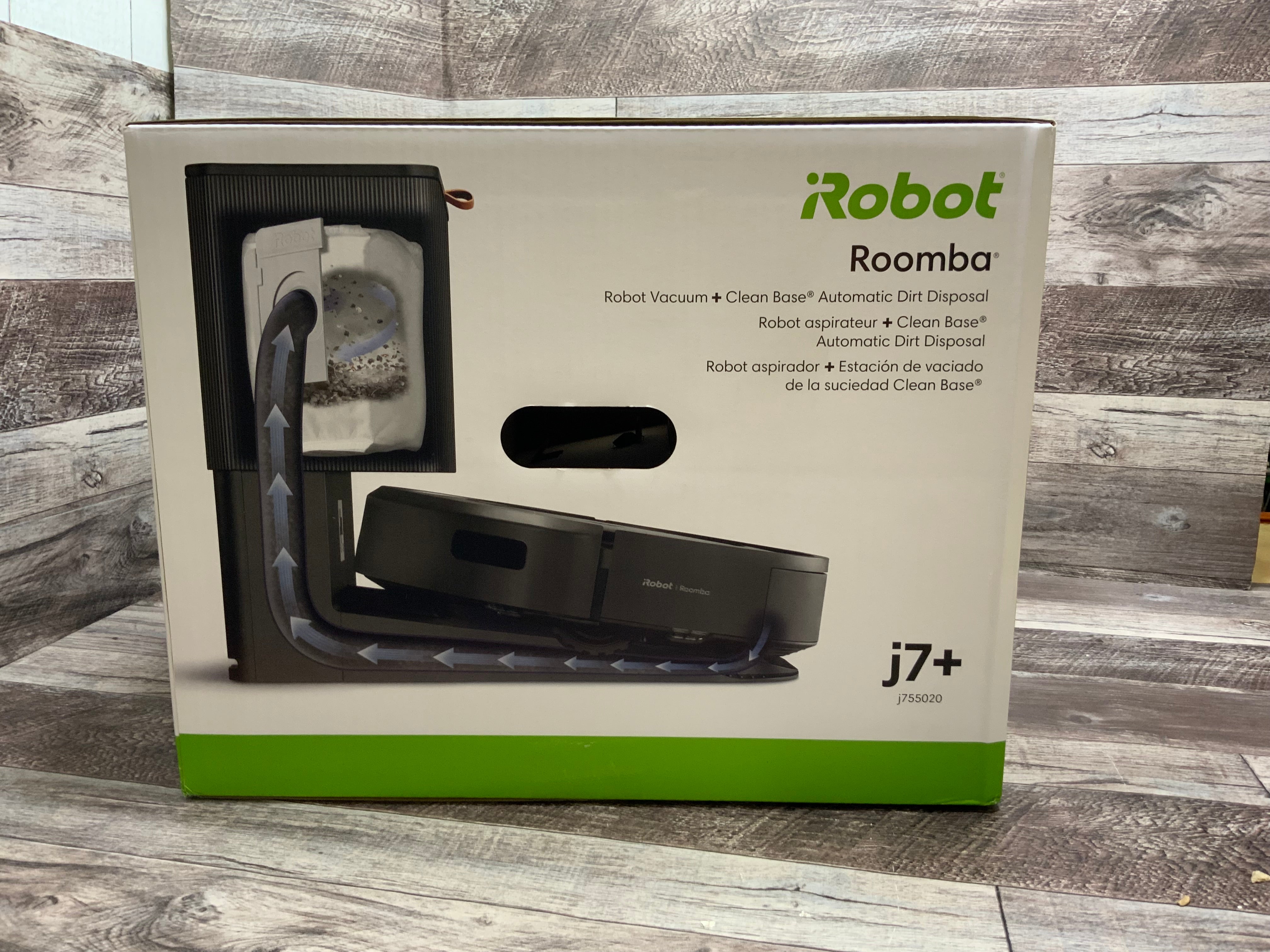 iRobot Roomba j7+ (7550) Self-Emptying Robot Vacuum (8102916686062)
